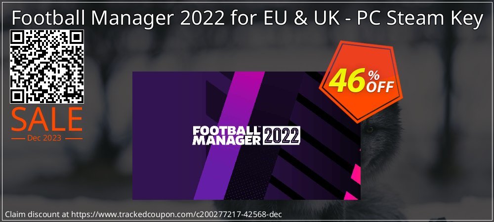 Football Manager 2022 for EU & UK - PC Steam Key coupon on Easter Day deals