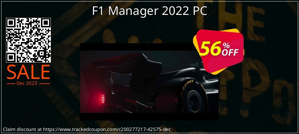 F1 Manager 2022 PC coupon on National Walking Day promotions
