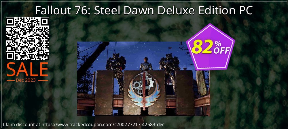 Fallout 76: Steel Dawn Deluxe Edition PC coupon on Easter Day discounts