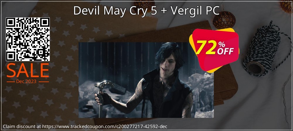 Devil May Cry 5 + Vergil PC coupon on April Fools' Day discounts