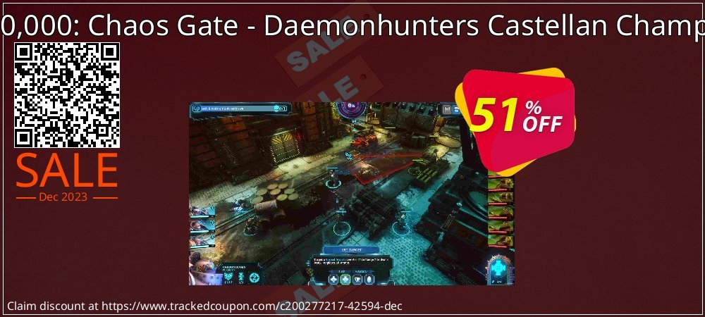 Warhammer 40,000: Chaos Gate - Daemonhunters Castellan Champion Edition PC coupon on National Smile Day deals