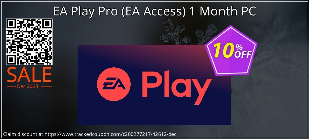 EA Play Pro - EA Access 1 Month PC coupon on Working Day deals