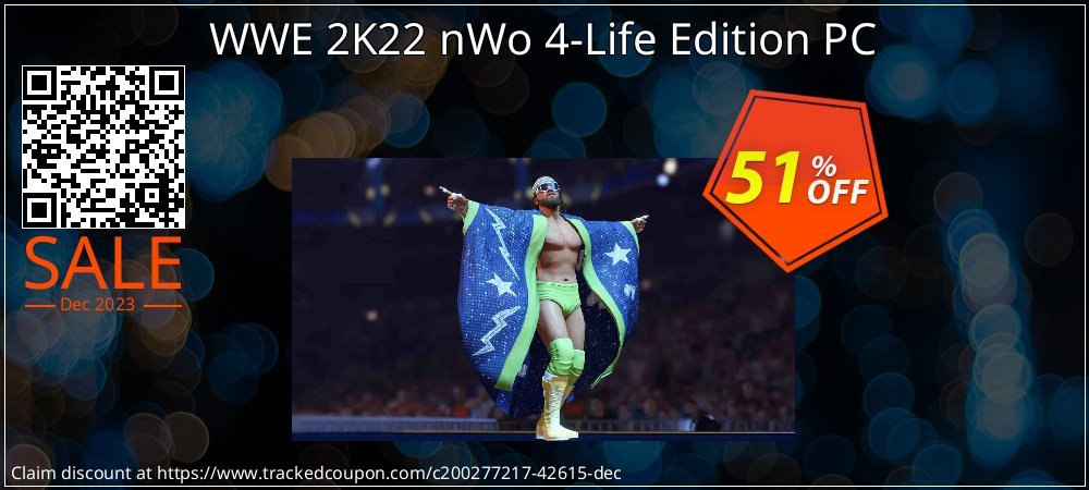 WWE 2K22 nWo 4-Life Edition PC coupon on World Backup Day offer