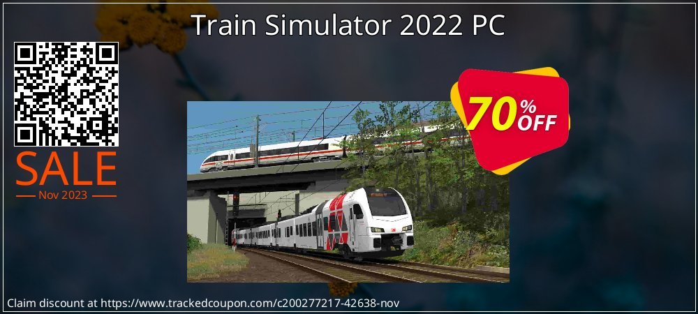 Train Simulator 2022 PC coupon on Virtual Vacation Day discounts