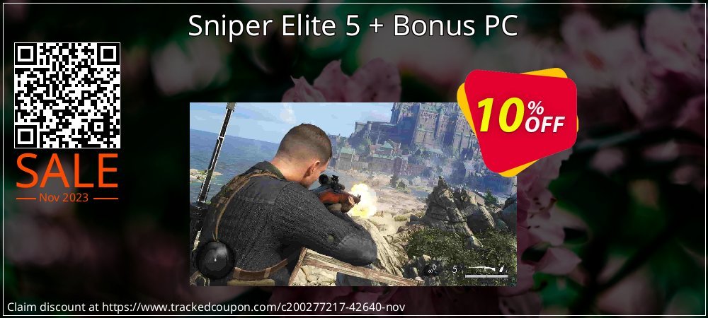 Sniper Elite 5 + Bonus PC coupon on National Walking Day deals