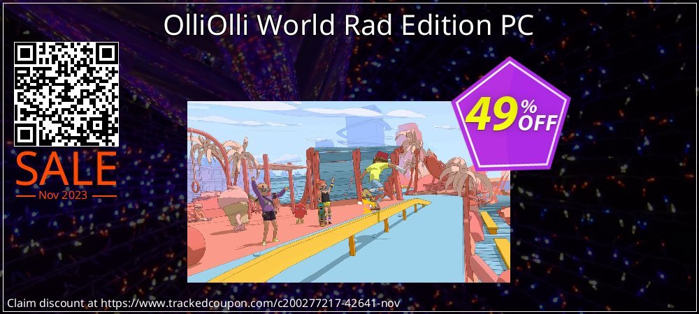 OlliOlli World Rad Edition PC coupon on World Whisky Day discount