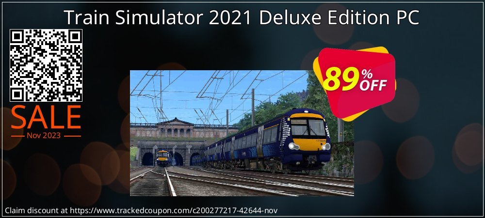 Train Simulator 2021 Deluxe Edition PC coupon on National Smile Day super sale