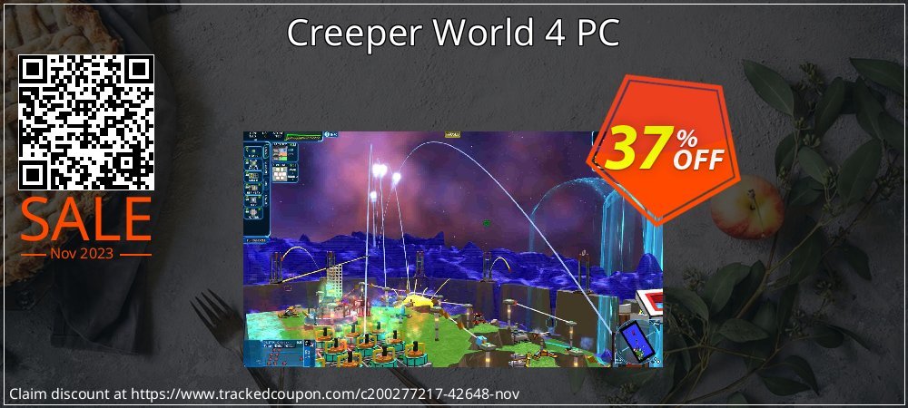 Creeper World 4 PC coupon on National Pizza Party Day deals