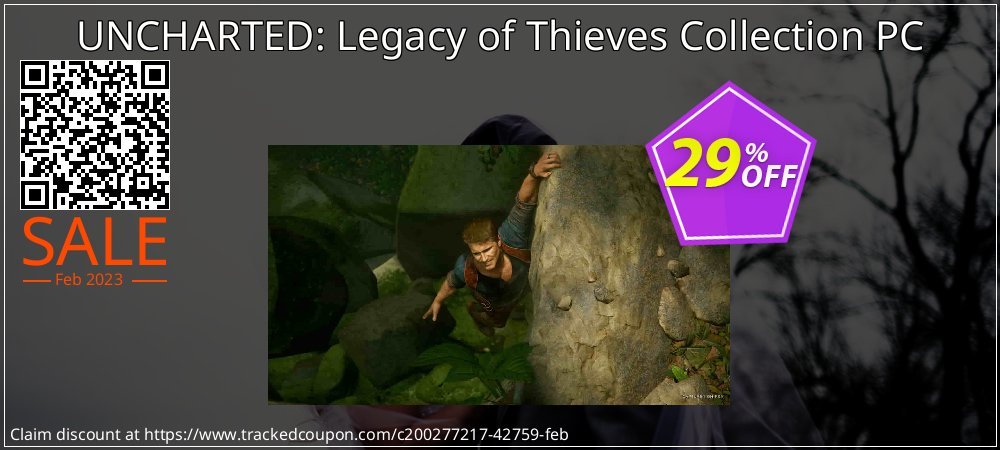UNCHARTED: Legacy of Thieves Collection PC coupon on National Smile Day offering discount