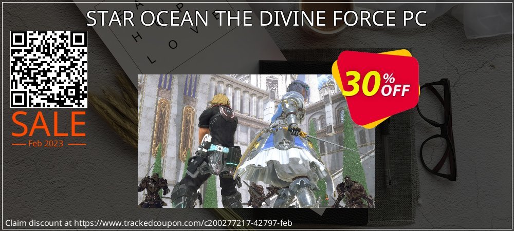 STAR OCEAN THE DIVINE FORCE PC coupon on April Fools' Day offering sales