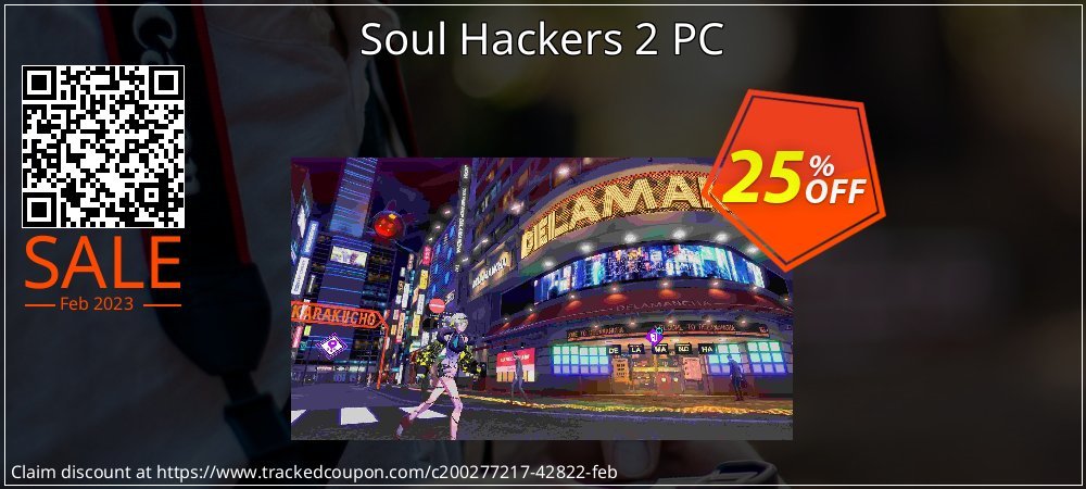 Soul Hackers 2 PC coupon on National Memo Day offering discount
