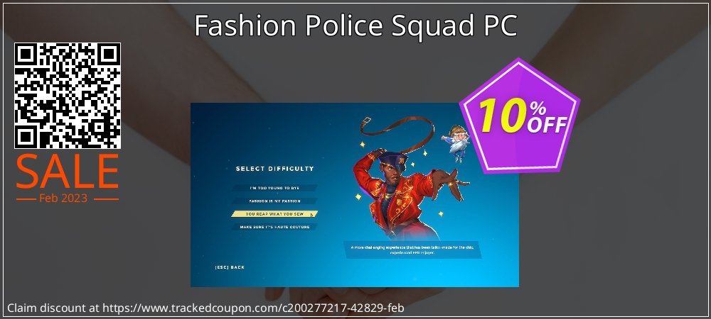 Fashion Police Squad PC coupon on National Smile Day offer