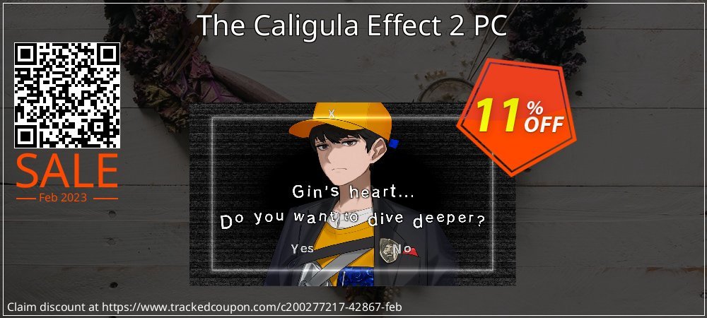 The Caligula Effect 2 PC coupon on National Memo Day offering discount