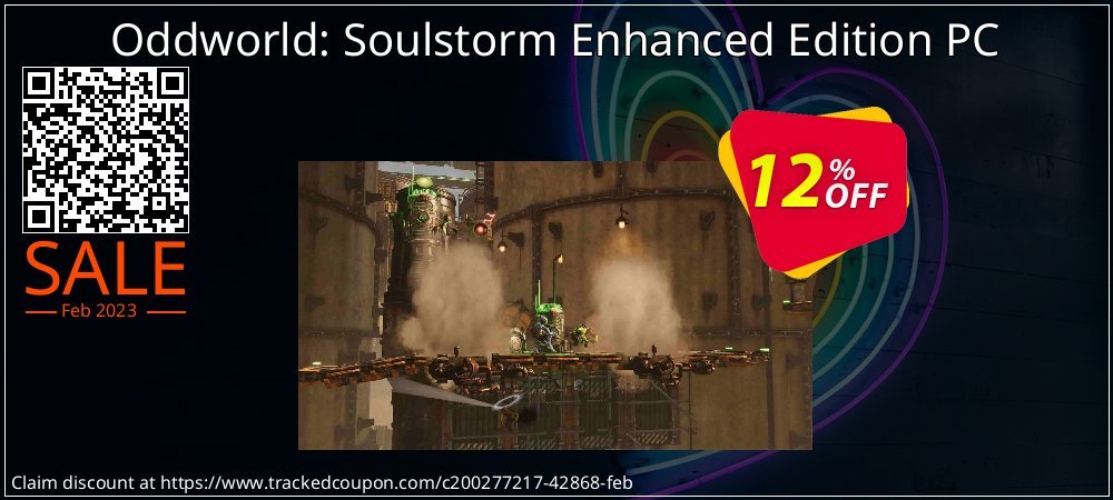 Oddworld: Soulstorm Enhanced Edition PC coupon on National Pizza Party Day offering sales