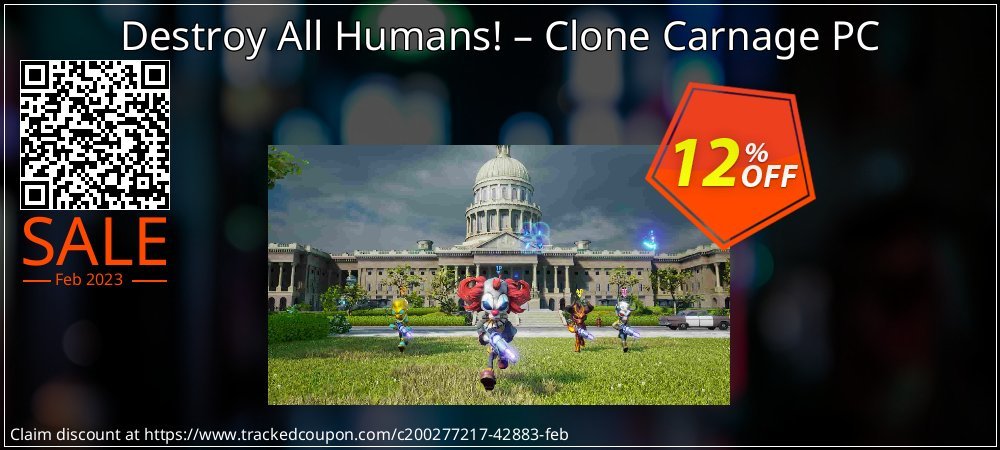 Destroy All Humans! – Clone Carnage PC coupon on National Pizza Party Day offer