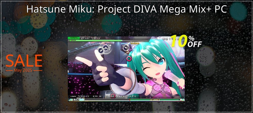 Hatsune Miku: Project DIVA Mega Mix+ PC coupon on Mother's Day sales