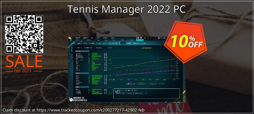 Tennis Manager 2022 PC coupon on April Fools' Day offer