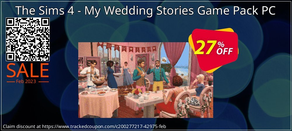 The Sims 4 - My Wedding Stories Game Pack PC coupon on Mother's Day offering discount