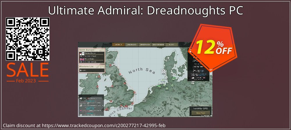 Ultimate Admiral: Dreadnoughts PC coupon on Mother's Day super sale