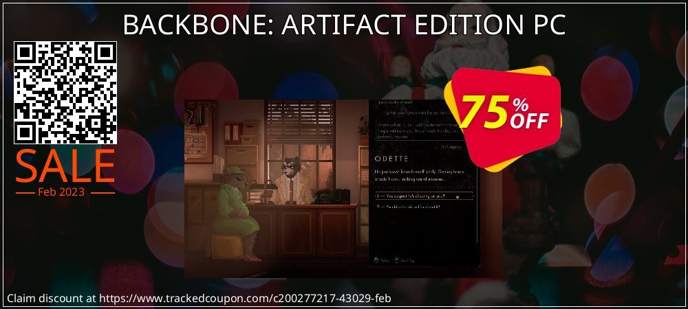 BACKBONE: ARTIFACT EDITION PC coupon on National Smile Day offering discount