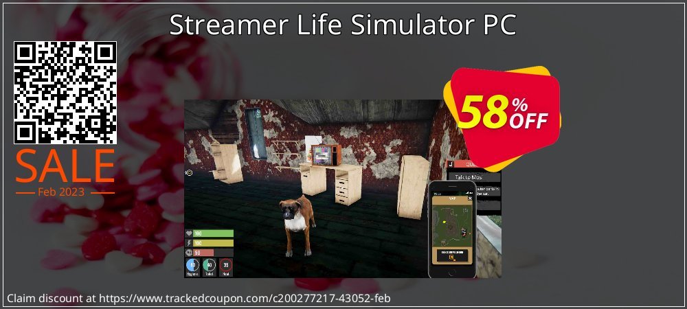 Streamer Life Simulator PC coupon on National Memo Day sales