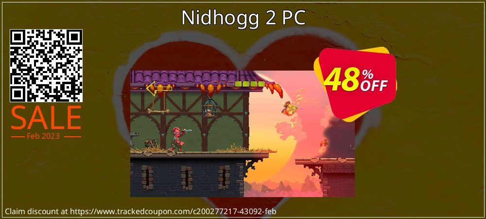Nidhogg 2 PC coupon on National Memo Day offering discount