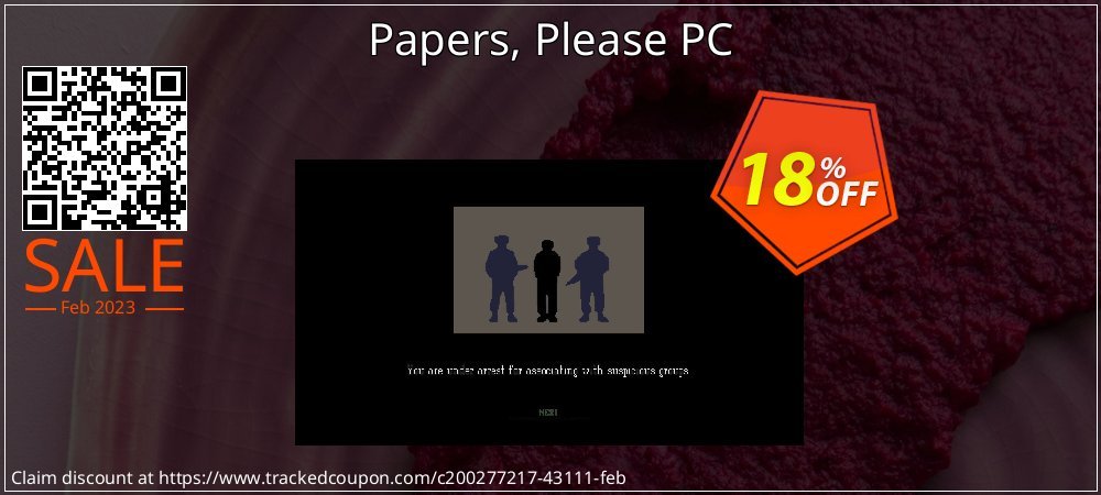 Papers, Please PC coupon on National Loyalty Day offering sales