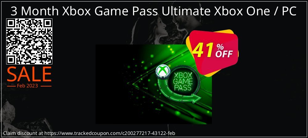 3 Month Xbox Game Pass Ultimate Xbox One / PC coupon on April Fools' Day super sale
