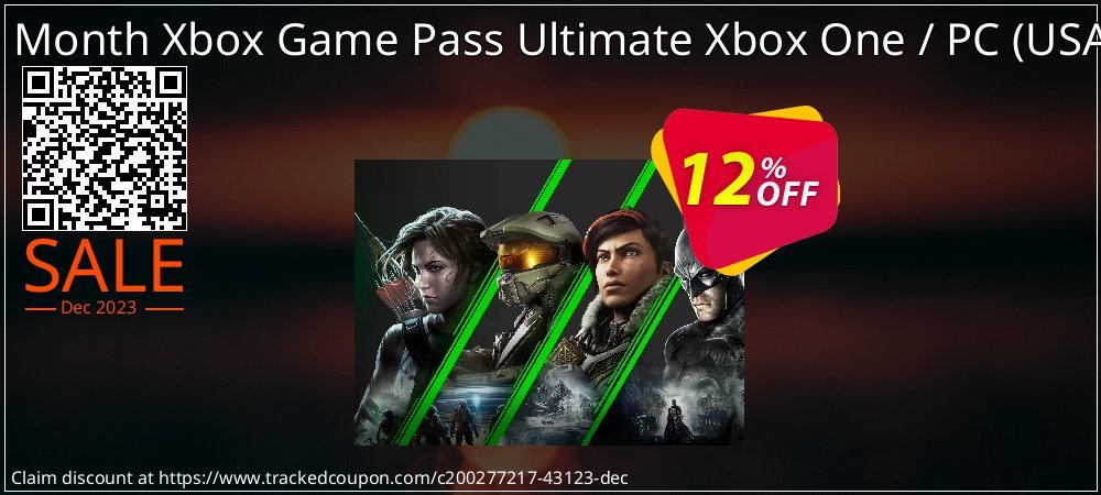 3 Month Xbox Game Pass Ultimate Xbox One / PC - USA  coupon on Easter Day discounts