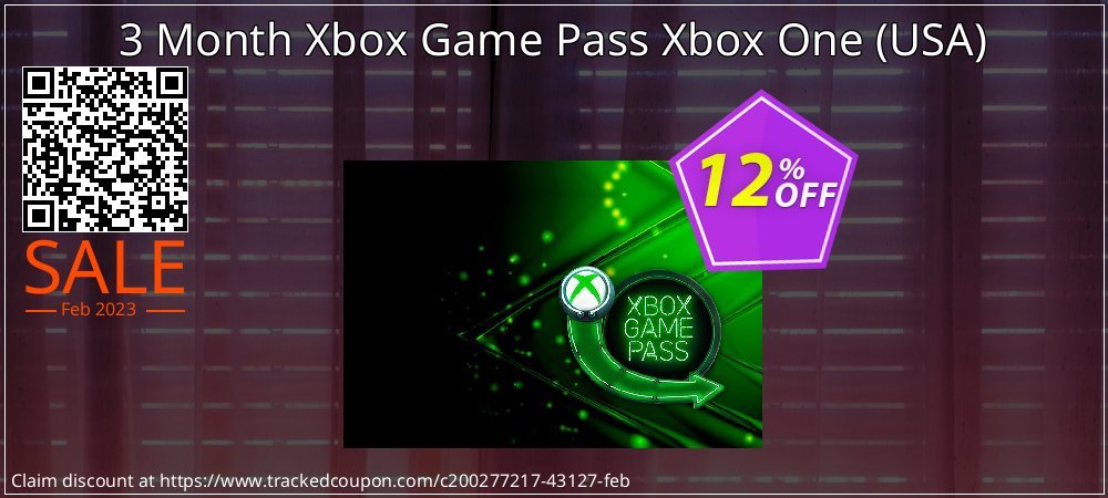 3 Month Xbox Game Pass Xbox One - USA  coupon on Working Day discount
