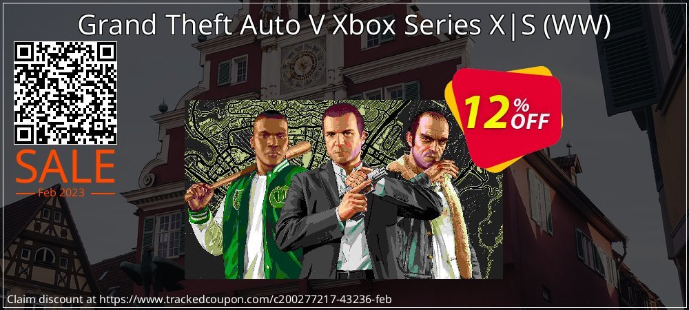 Grand Theft Auto V Xbox Series X|S - WW  coupon on Palm Sunday offer