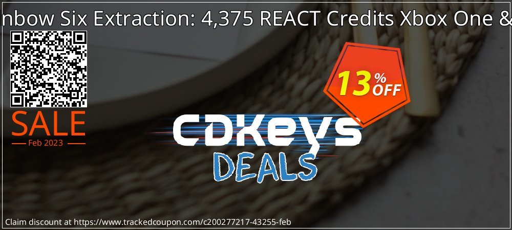 Tom Clancy's Rainbow Six Extraction: 4,375 REACT Credits Xbox One & Xbox Series X|S coupon on Mother Day offering sales