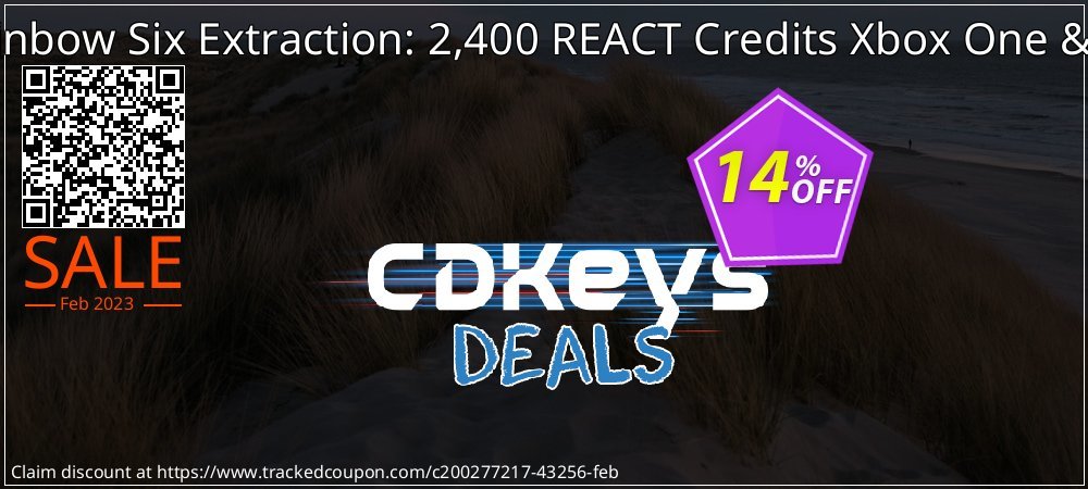 Tom Clancy's Rainbow Six Extraction: 2,400 REACT Credits Xbox One & Xbox Series X|S coupon on National Loyalty Day super sale