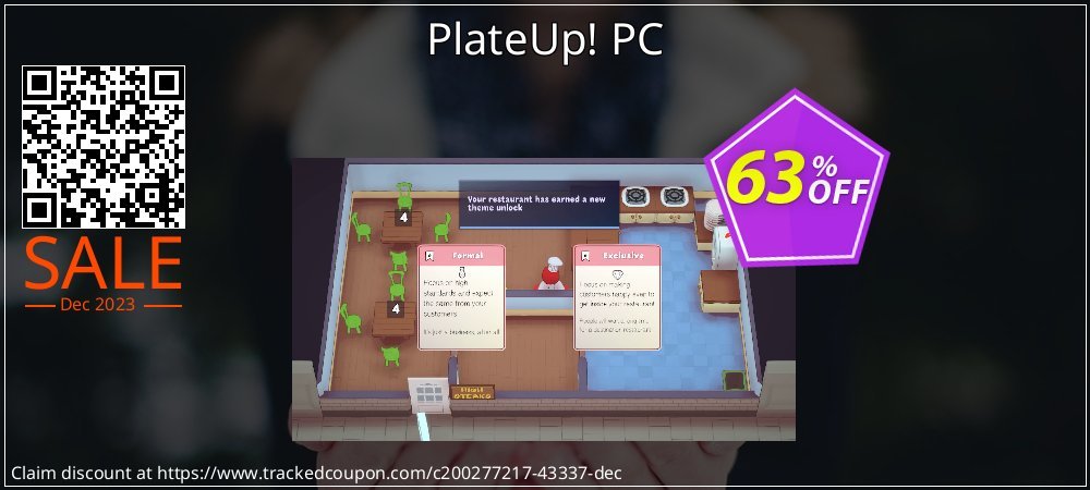 PlateUp! PC coupon on Working Day super sale