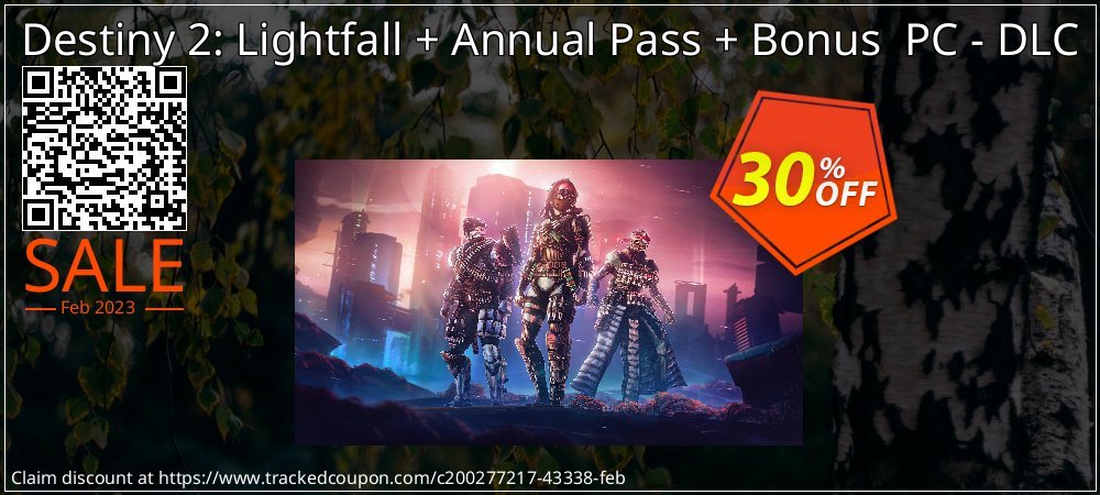 Destiny 2: Lightfall + Annual Pass + Bonus  PC - DLC coupon on Easter Day super sale