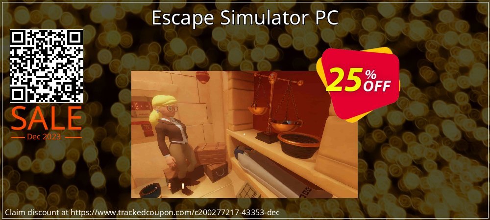 Escape Simulator PC coupon on Constitution Memorial Day offering discount
