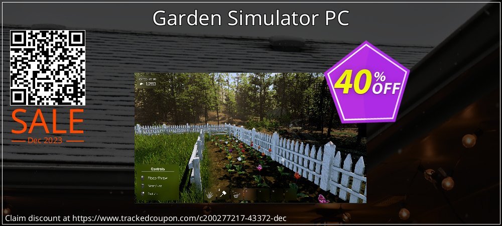 Garden Simulator PC coupon on National Memo Day offering sales