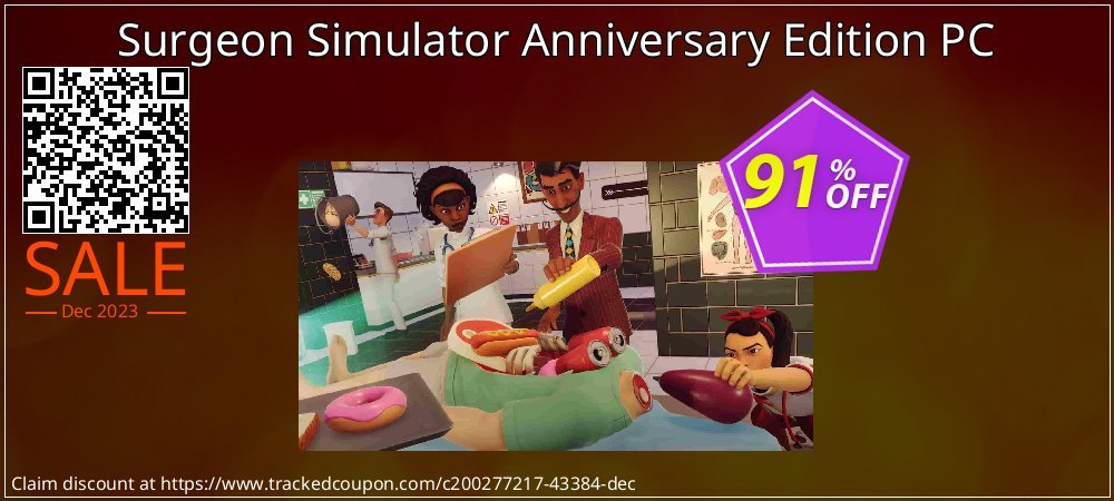 Surgeon Simulator Anniversary Edition PC coupon on World Password Day promotions