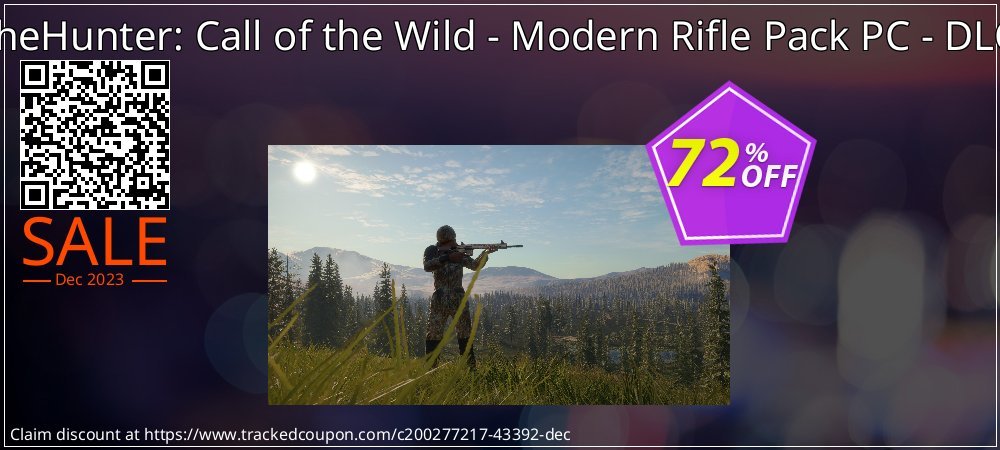 theHunter: Call of the Wild - Modern Rifle Pack PC - DLC coupon on April Fools' Day super sale