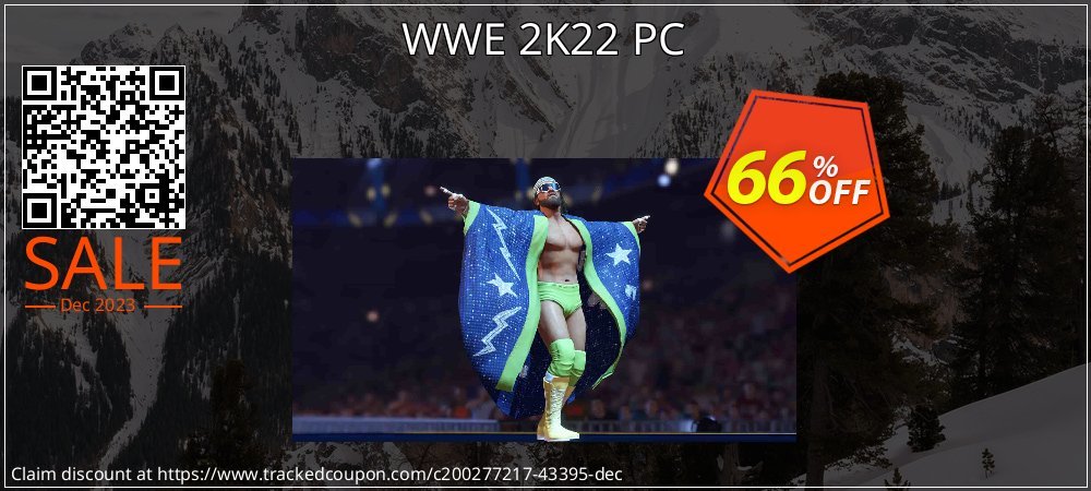 WWE 2K22 PC coupon on National Walking Day sales