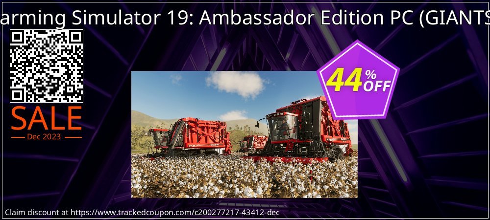Farming Simulator 19: Ambassador Edition PC - GIANTS  coupon on April Fools' Day promotions