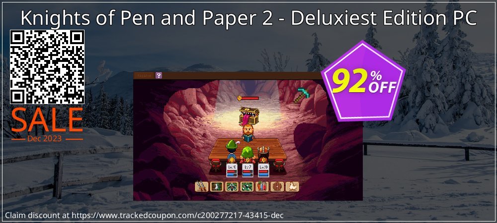 Knights of Pen and Paper 2 - Deluxiest Edition PC coupon on National Walking Day offer