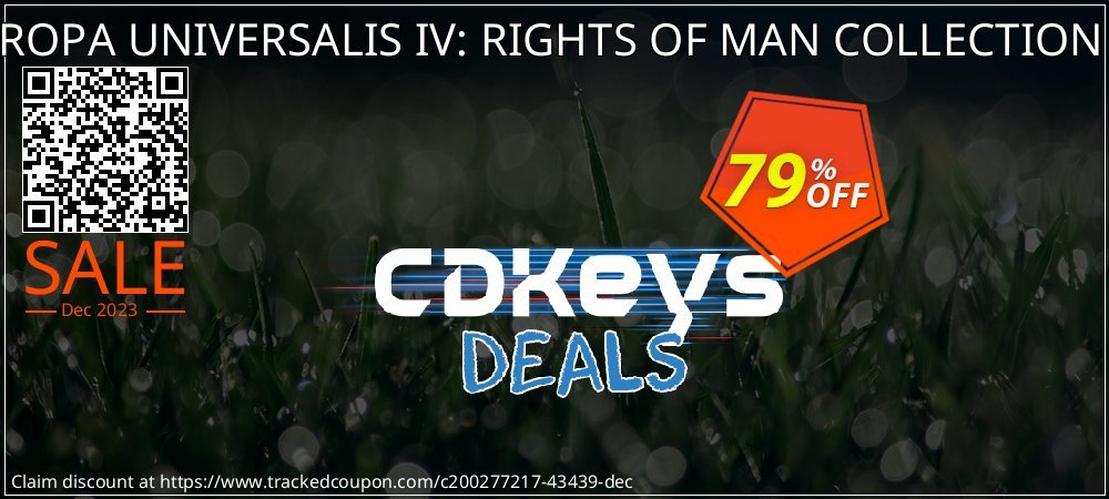 EUROPA UNIVERSALIS IV: RIGHTS OF MAN COLLECTION PC coupon on Tell a Lie Day promotions