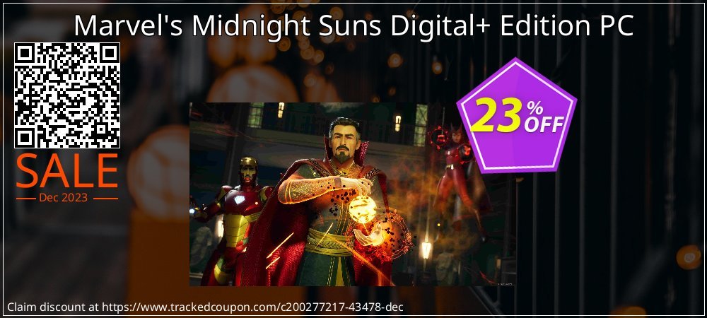 Marvel's Midnight Suns Digital+ Edition PC coupon on National Pizza Party Day discount