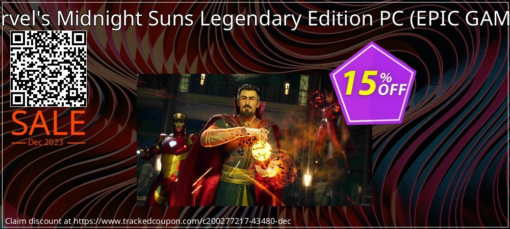 Get 15% OFF Marvel&#039;s Midnight Suns Legendary Edition PC (EPIC GAMES) promo sales