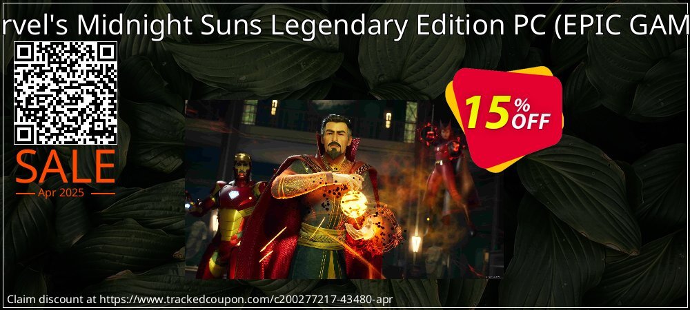 Marvel's Midnight Suns Legendary Edition PC - EPIC GAMES  coupon on National No Smoking Day discount