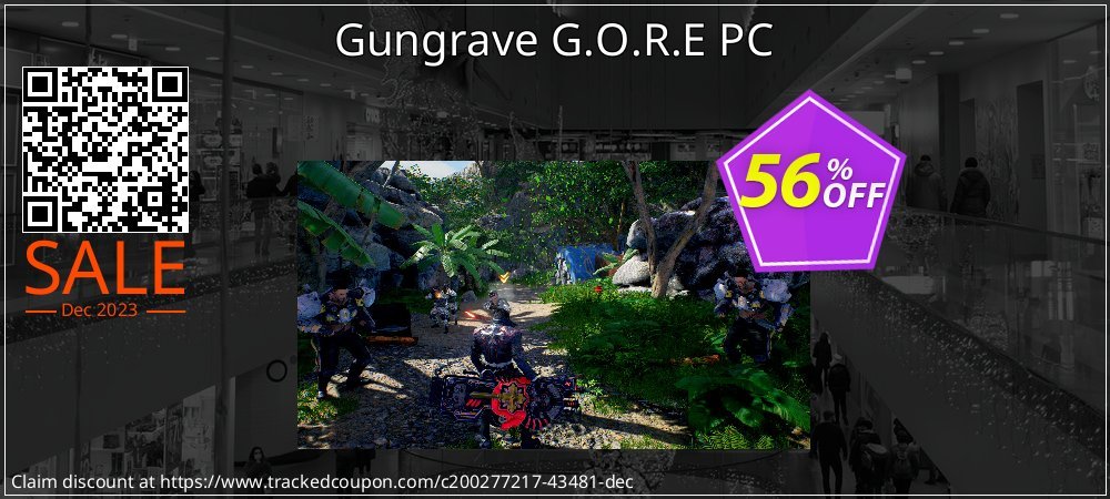 Gungrave G.O.R.E PC coupon on World Party Day offering sales