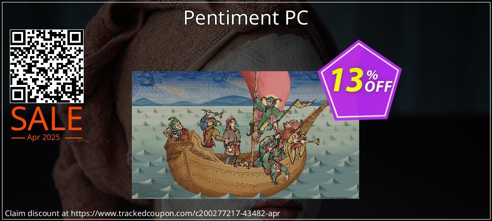 Pentiment PC coupon on April Fools' Day super sale