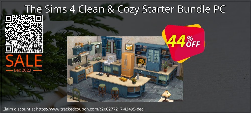 The Sims 4 Clean & Cozy Starter Bundle PC coupon on National Walking Day deals