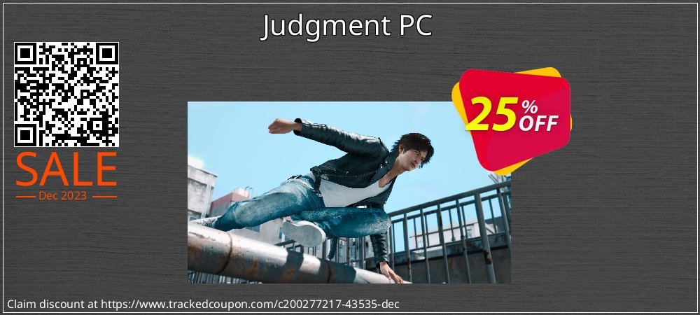 Judgment PC coupon on National Walking Day offering sales